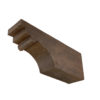 Majestic faux wood corbel in a Pecan finish manufactured and sold by Volterra Architectural Products.