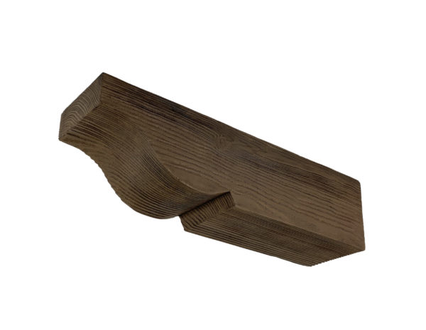Majestic 8" x 8" x 29" faux wood corbel manufactured and sold by Volterra Architectural Products.