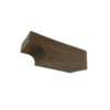 5¼" x 4" x 11⅞" Rough Sawn cove faux wood corbel manufactured and sold by Volterra Architectural Products.