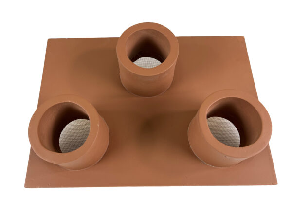 three hole round tile vent screen for home