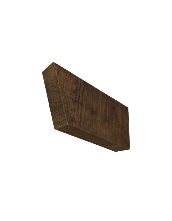 Slant corbel faux wood for exterior of home