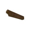 Cove truss tail made of faux wood with rough sawn texture for home exterior