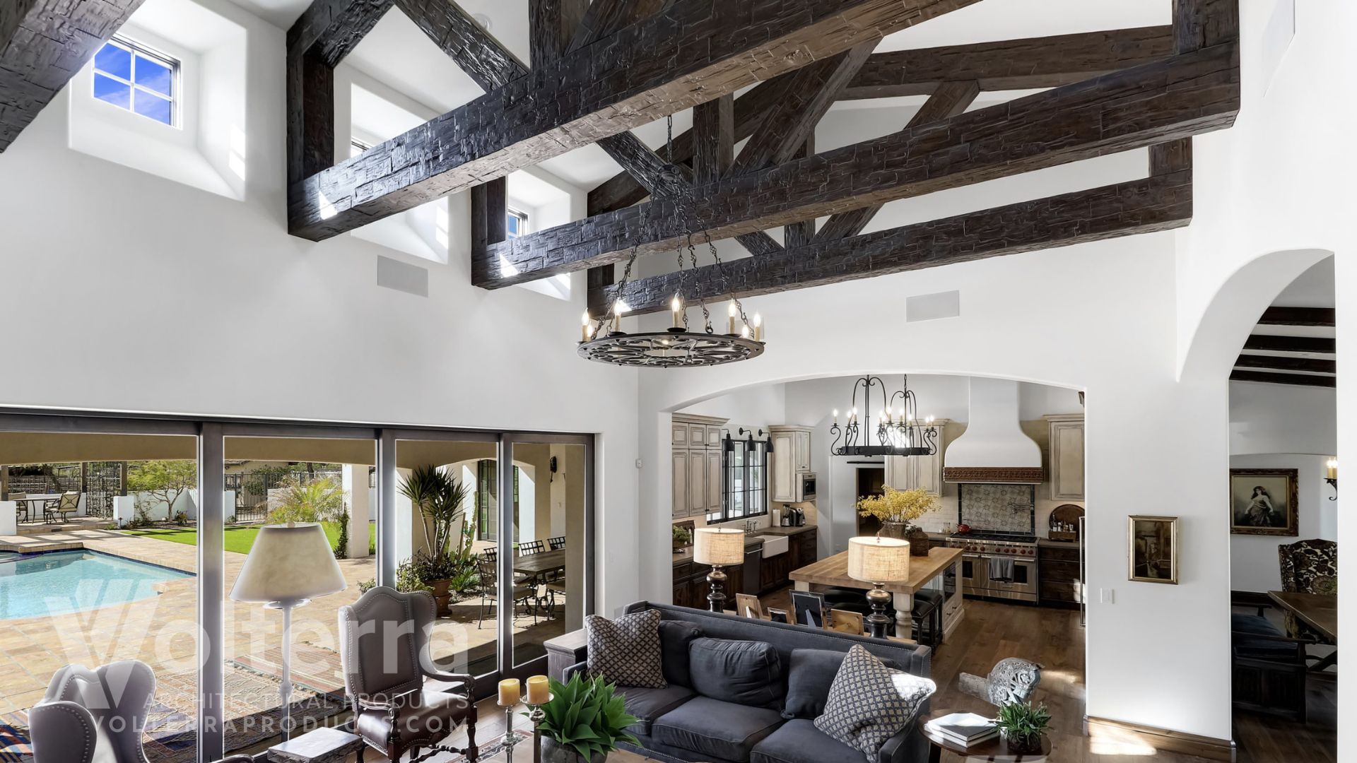 decorative wood ceiling beams