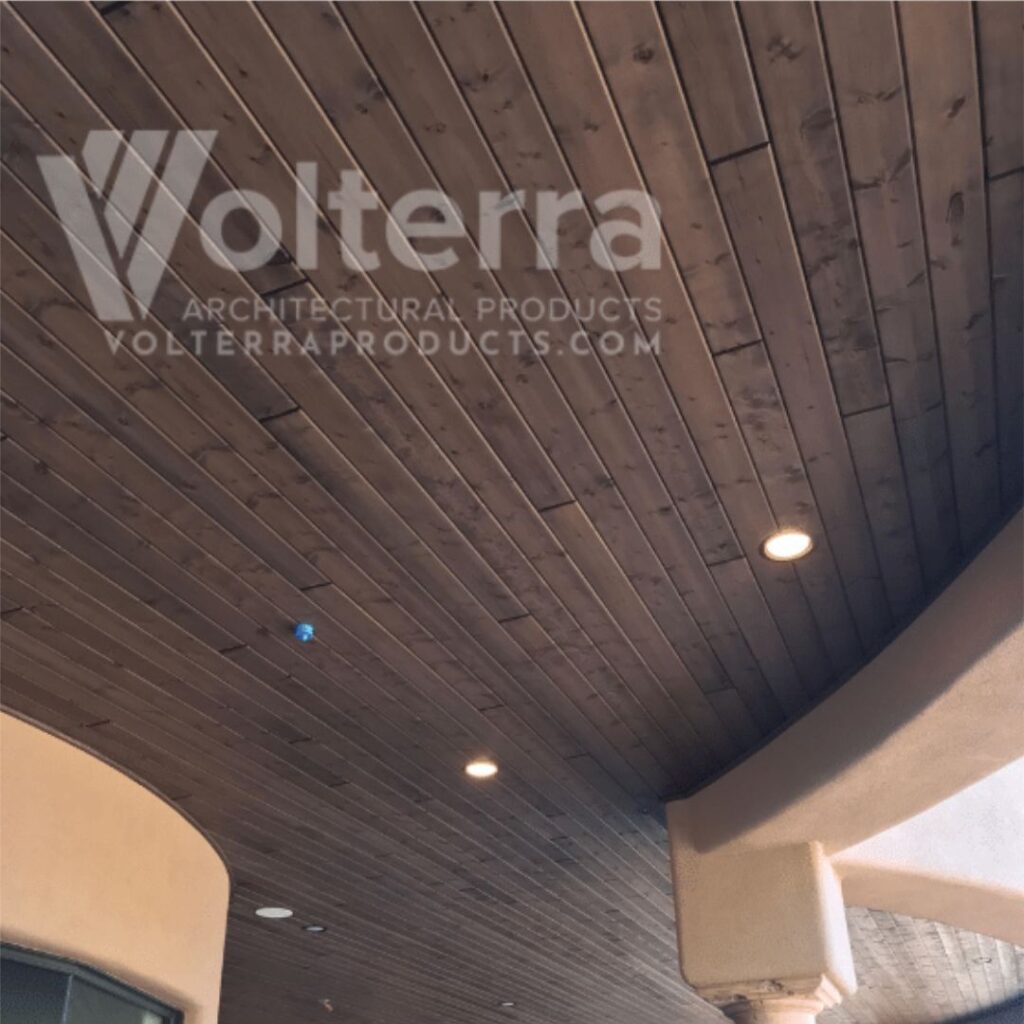 tongue and groove outdoor ceiling