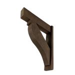 3½" x 5½" x 23½" x 29⅜" Rough Sawn Faux Wood Bracket