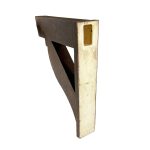 3½" x 5½" x 23½" x 29⅜" Rough Sawn Faux Wood Bracket