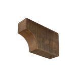 3½" x 7¼" x 12" Rough Sawn Faux Wood Corbel