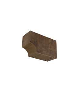 5⅜" x 7½" x 12" Rough Sawn Faux Wood Corbel