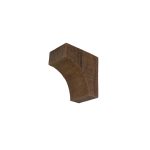 3½" x 5¼" x 5½" Rough Sawn Faux Wood Corbel