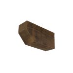 5½" x 7½" x 16" Rough Sawn Faux Wood Corbel