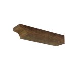 5½" x 3½" x 22" Rough Sawn Faux Wood Corbel