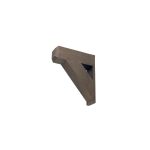 3½" x 3½" x 12" x 14" Rough Sawn Faux Wood Bracket