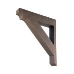 3½" x 3½" x 20" x 23" Rough Sawn Faux Wood Bracket