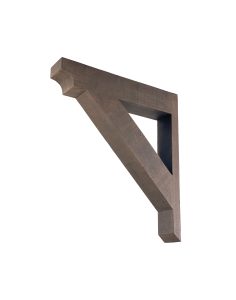 3½" x 3½" x 20" x 23" Rough Sawn Faux Wood Bracket