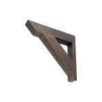 3½" x 3½" x 19⅞" x 18" Rough Sawn Faux Wood Bracket