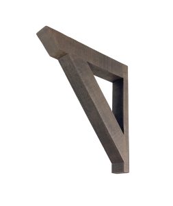 3⅝" x 3½" x 22" x 24" Rough Sawn Faux Wood Bracket