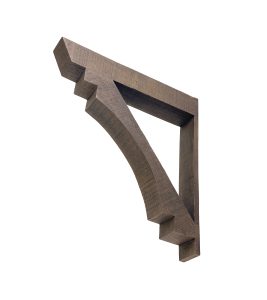 3½" x 3½" x 22" x 24" Rough Sawn Faux Wood Bracket