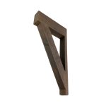 3½" x 5½" x 18" x 34" Rough Sawn Faux Wood Bracket