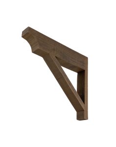 3½" x 5½" x 25" x 22" Rough Sawn Faux Wood Bracket