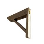 3½" x 5½" x 25" x 22" Rough Sawn Faux Wood Bracket