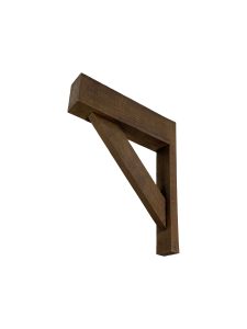 3½" x 5⅜" x 19½" x 24" Rough Sawn Faux Wood Bracket