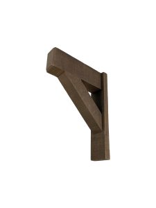 3½" x 5½" x 18⅛" x 25¾" Rough Sawn Faux Wood Bracket