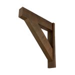 3½" x 5½" x 26" x 29½" Rough Sawn Faux Wood Bracket