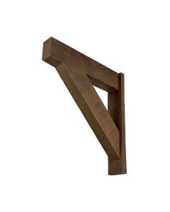 3½" x 5½" x 26" x 29½" Rough Sawn Faux Wood Bracket