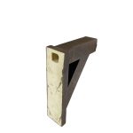 3½" x 3½" x 15" x 20" Rough Sawn Faux Wood Bracket