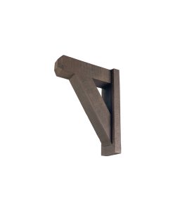 3½" x 3½" x 15" x 20" Rough Sawn Faux Wood Bracket