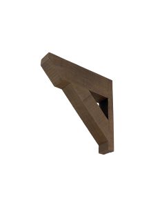 3½" x 5½" x 18" x 18" Rough Sawn Faux Wood Bracket