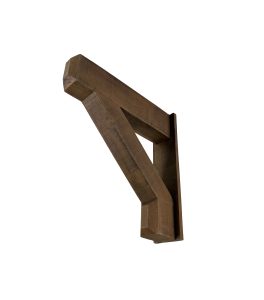 3½" x 5½" x 23" x 24" Rough Sawn Faux Wood Bracket