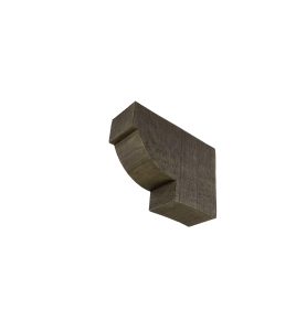 3½" x 7⅜" x 10¼" Rough Sawn Faux Wood Corbel