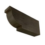 5¾" x 12" x 27¾" Rough Sawn Faux Wood Corbel