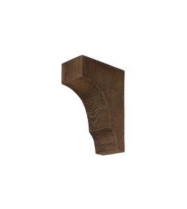 5⅞" x 16¼" x 11" Rough Sawn Faux Wood Corbel