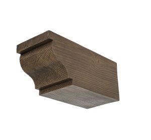 10" x 10" x 24" Doug Fir Faux Wood Corbel