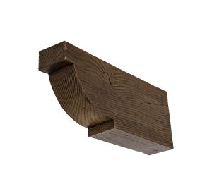 6" x 11¼ " x 28" Doug Fir Faux Wood Corbel