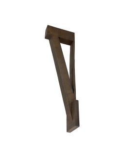 3⅝" x 5½" x 14" x 47½" Rough Sawn Faux Wood Bracket