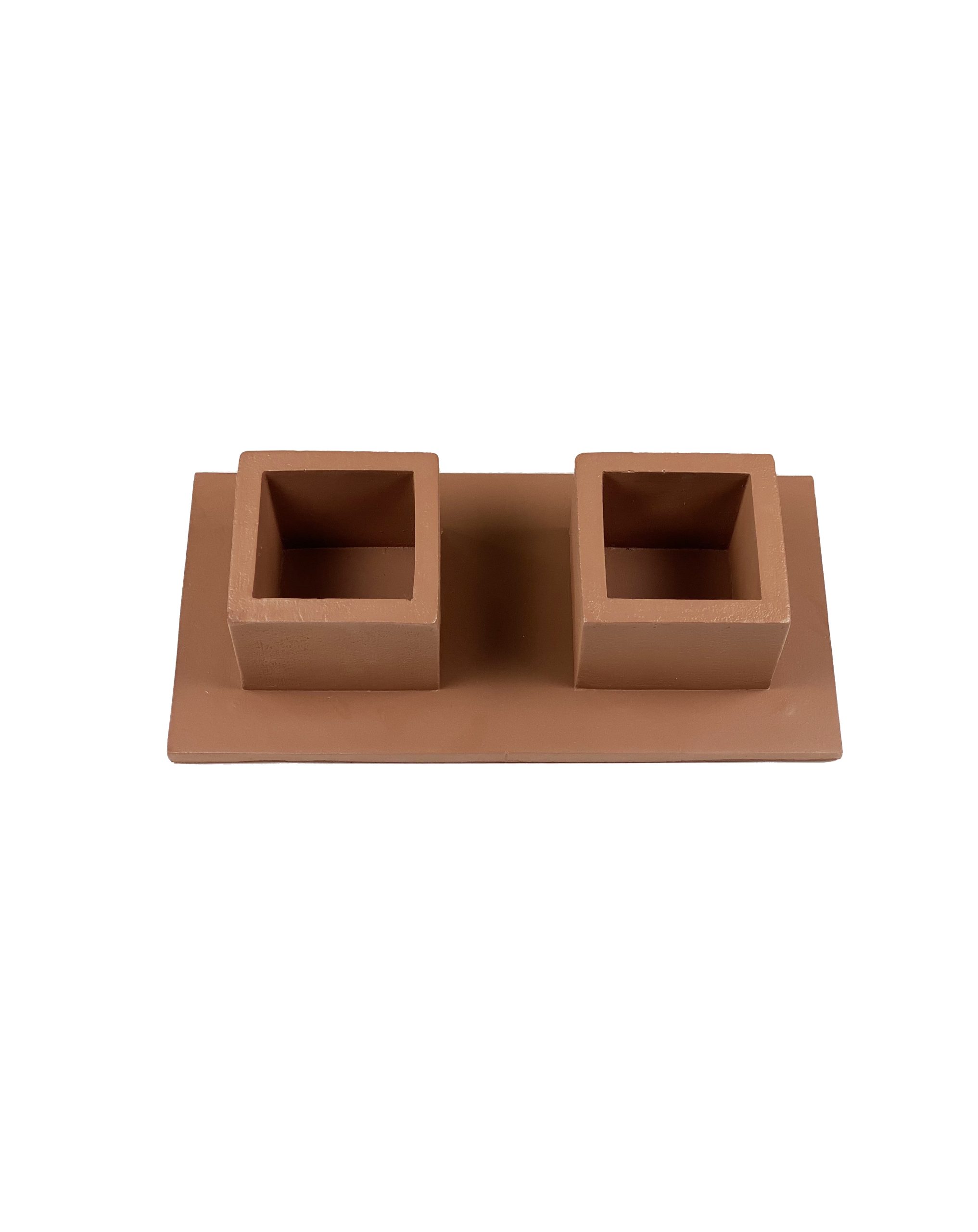 2 Hole Square 20" x 10" HDTV2S2010 - Volterra Architectural Products