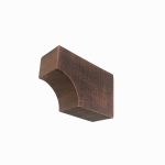 5½" x 9¼" x 14" Rough Sawn Faux Wood Corbel