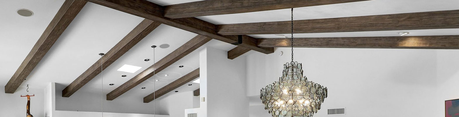 faux wood beams