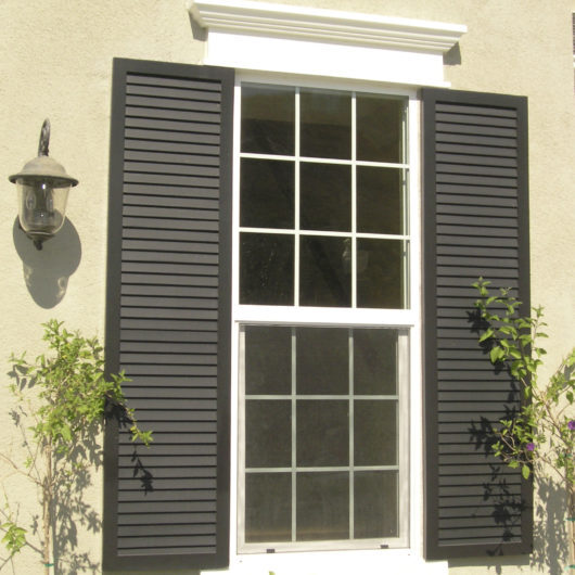 Louvered Faux Shutters