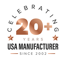 celebrating 20 years as USA manufacturer