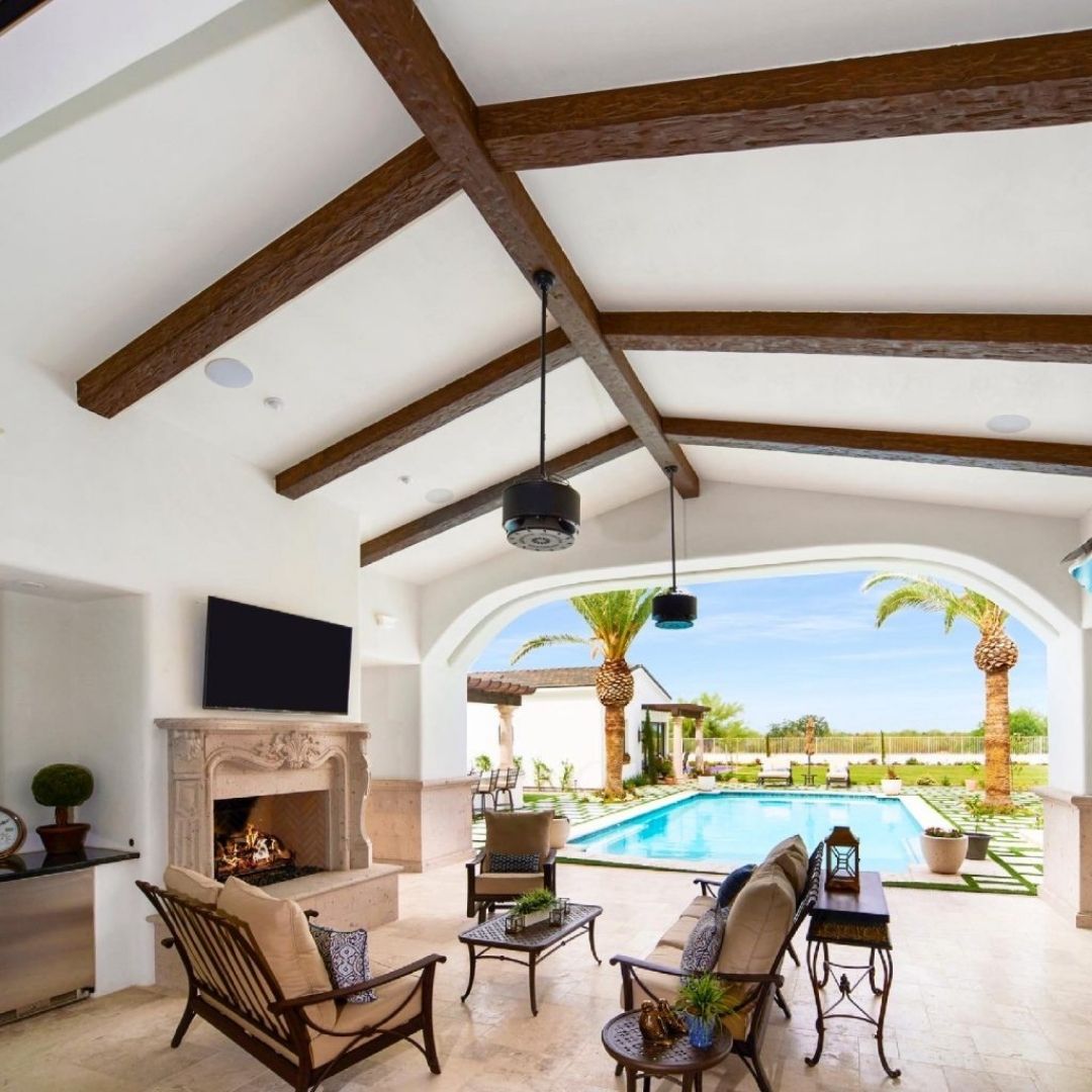 Decorative Faux Beams for Vaulted Ceilings | Volterra