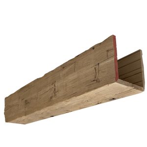 Hand Hewn Rustic White Oak Wood Natural Wood Beam. Weathered Beam, White Oak, Flat Grain, Raw Beam
